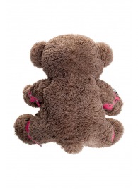 Бондажный набор: бурый мишка с розовыми оковами и наручниками - Pecado - купить с доставкой в Арзамасе