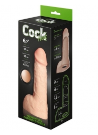 Телесный фаллоудлинитель с мошонкой Cock Next - 17 см. - LOVETOY (А-Полимер) - в Арзамасе купить с доставкой
