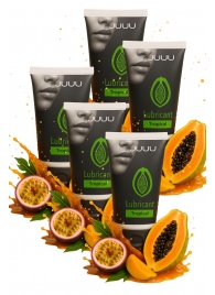 Набор из 5 съедобных лубрикантов JUJU со вкусом тропических фруктов - JuJu - купить с доставкой в Арзамасе Набор из 5 съедобных лубрикантов JUJU со вкусом тропических фруктов - JuJu - купить с доставкой в Арзамасе