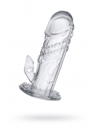 Прозрачная насадка на пенис Uco - 13 см. - A-toys - в Арзамасе купить с доставкой