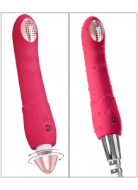 Малиновая насадка на душ с вибрацией Showers to orgasm - 20,1 см. - Orion - купить с доставкой в Арзамасе
