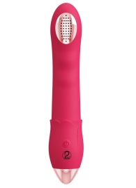 Малиновая насадка на душ с вибрацией Showers to orgasm - 20,1 см. - Orion - купить с доставкой в Арзамасе