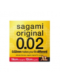Презерватив увеличенного размера Sagami Original 0.02 XL-size - 1 шт. - Sagami - купить с доставкой в Арзамасе