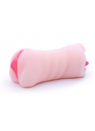 Телесный двусторонний мастурбатор - вагина и ротик - Boys of Toys - в Арзамасе купить с доставкой