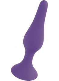 Фиолетовая анальная втулка Silcone Purple Plug Large - 12,5 см. - Boys of Toys в Арзамасе Фиолетовая анальная втулка Silcone Purple Plug Large - 12,5 см. - Boys of Toys