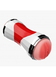 Двусторонний мастурбатор в колбе Power Grip Cup - вагина и ротик - Boys of Toys - в Арзамасе купить с доставкой