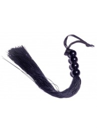 Черная силиконовая плеть - 37 см. - Boys of Toys - купить с доставкой в Арзамасе