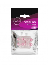 Прозрачная насадка на пенис с цветными шариками - Erowoman-Eroman - в Арзамасе купить с доставкой