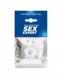 Стимулирующая насадка на пенис с несколькими видами рельефа - Sex Expert - в Арзамасе купить с доставкой