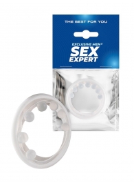 Эрекционное кольцо с мягкой стимулирующей насадкой - Sex Expert - в Арзамасе купить с доставкой