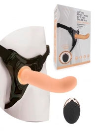 Женский вибрострапон со съемной насадкой и пультом ДУ - Erokay - купить с доставкой в Арзамасе