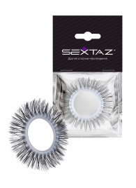 Круглое эрекционное кольцо с длинными «ресничками» - Sextaz - в Арзамасе купить с доставкой