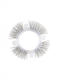 Эластичное кольцо с «ресничками» и 4 шариками - Sextaz - в Арзамасе купить с доставкой