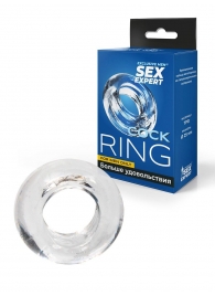 Прозрачное эрекционное кольцо-бублик - Sex Expert - в Арзамасе купить с доставкой