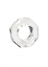 Прозрачное эрекционное кольцо в форме гайки - Sex Expert - в Арзамасе купить с доставкой