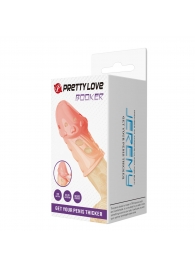 Телесная насадка на пенис Booker - 8 см. - Baile - в Арзамасе купить с доставкой