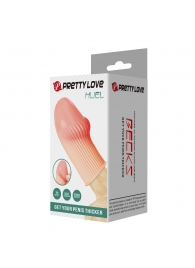 Телесная насадка на пенис Huel - 9 см. - Baile - в Арзамасе купить с доставкой