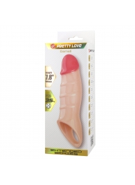 Телесная удлиняющая насадка на пенис Darnel - Baile - в Арзамасе купить с доставкой