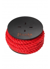 Красная веревка для шибари на катушке - 5 м. - Pecado - купить с доставкой в Арзамасе