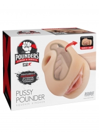 Телесный мастурбатор-вагина Pussy Pounder Squeeze Stroker - Pipedream - в Арзамасе купить с доставкой