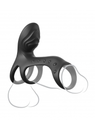 Черная насадка на пенис Ultimate Couples Cage Pro - Pipedream - в Арзамасе купить с доставкой