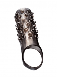 Дымчатая насадка на пенис с выпуклостями - 12 см. - Sex Expert - в Арзамасе купить с доставкой