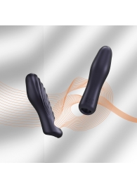 Сливовая силиконовая насадка на пенис с подхватом Manwan Ryzer - Manwan - в Арзамасе купить с доставкой