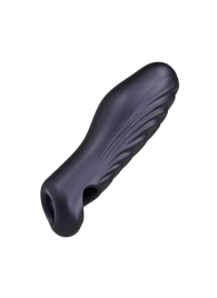 Сливовая силиконовая насадка на пенис с подхватом Manwan Ryzer - Manwan - в Арзамасе купить с доставкой