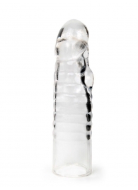 Прозрачная закрытая насадка на член - 15 см. - Sex Expert - в Арзамасе купить с доставкой