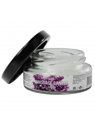 Массажная свеча «Сирень» - 50 мл. - SGAN - купить с доставкой в Арзамасе