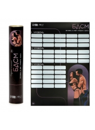 Плакат для двоих со скретч-слоем «БДСМ» - Сима-Ленд - купить с доставкой в Арзамасе