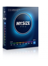 Презервативы MY.SIZE размер 72 - 3 шт. - My.Size - купить с доставкой в Арзамасе