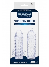 Набор из 2 прозрачных насадок на член Seductive Tickler Sleeves Set - NMC - в Арзамасе купить с доставкой