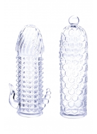 Набор из 2 прозрачных насадок на член Seductive Tickler Sleeves Set - NMC - в Арзамасе купить с доставкой