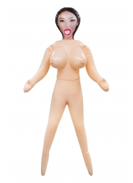 Телесная надувная секс-кукла с пышным бюстом - NMC - в Арзамасе купить с доставкой