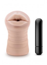 Телесный мастурбатор-ротик Nicole Vibrating Masturbator - Blush Novelties - в Арзамасе купить с доставкой