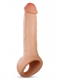 Телесная насадка-удлинитель Thrive 8.75 Inch Realistic Penis Extender Sleeve - 22,2 см. - Blush Novelties - в Арзамасе купить с доставкой
