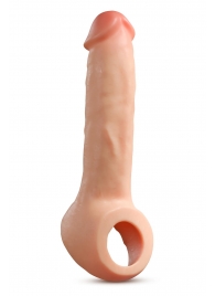 Телесная насадка-удлинитель Thrive 8.75 Inch Realistic Penis Extender Sleeve - 22,2 см. - Blush Novelties - в Арзамасе купить с доставкой