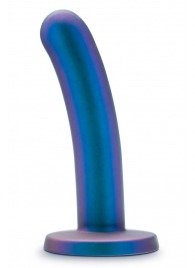 Синяя насадка с гладкой поверхностью Surrender 5.75 Inch Intermediate Pegging Dildo - 14,6 см. - Blush Novelties - купить с доставкой в Арзамасе