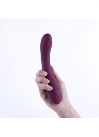 Фиолетовый вибратор Selove CurveRush для симуляции точки G - 20,3 см. - Selove