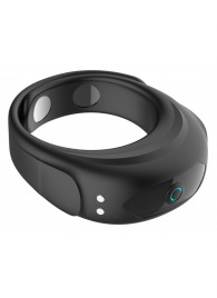 Черное эрекционное виброкольцо на ремешках - Boys of Toys - в Арзамасе купить с доставкой