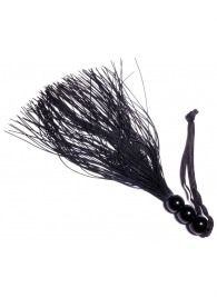 Черная силиконовая плетка - 25,4 см. - Boys of Toys - купить с доставкой в Арзамасе