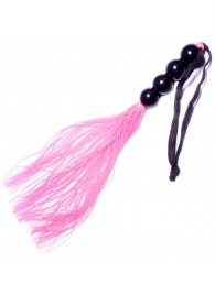 Розовая силиконовая плеть - 35,5 см. - Boys of Toys - купить с доставкой в Арзамасе