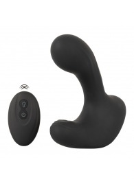 Черная анальная вибропробка с функцией расширения RC Butt Plug with 3 functions - Orion - в Арзамасе купить с доставкой