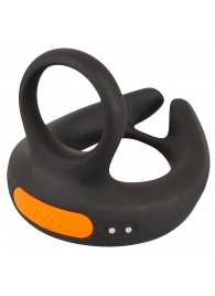 Черный вибростимулятор мошонки RC Scrotum Stimulator with Vibration - Orion - в Арзамасе купить с доставкой