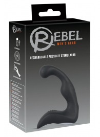 Черный перезаряжаемый стимулятор простаты с вибрацией - 14,6 см. - Orion - в Арзамасе купить с доставкой