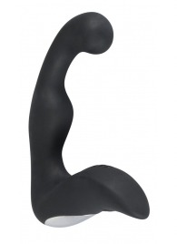 Черный перезаряжаемый стимулятор простаты с вибрацией - 14,6 см. - Orion - в Арзамасе купить с доставкой