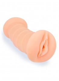Телесный двусторонний мастурбатор с вибропулей и эрекционными кольцами в комплекте - Sexy Girl - в Арзамасе купить с доставкой