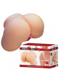 Телесный мастурбатор с 2 любовными отверстиями Olivia - Baile - в Арзамасе купить с доставкой