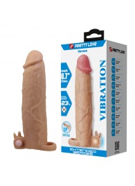 Телесная насадка на пенис Xerxes - 22 см. - Baile - в Арзамасе купить с доставкой